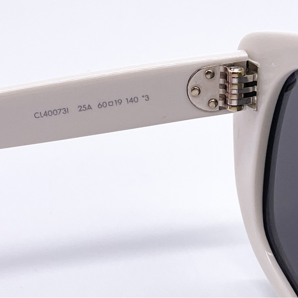 NEW CELINE SUNGLASSES CL40073I 25A WHITE OVERSIZED EYEWEAR CELINE - Picture 8 of 10